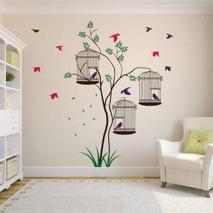 Stencil Birds Design